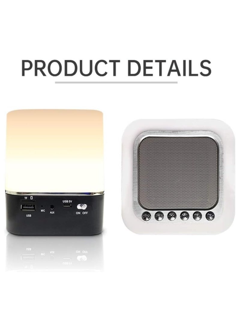 Digipace - Quran Cube Speakers, Quran Lamp App Control 8gb Fm, Bluetooth Quran Speaker Night Light, Hajj Gift - Image 1