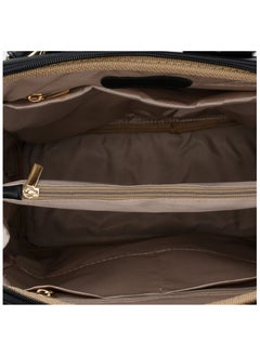 Pavo Backpack/Cross Black with floral embroidery- Code 527  - Image 2