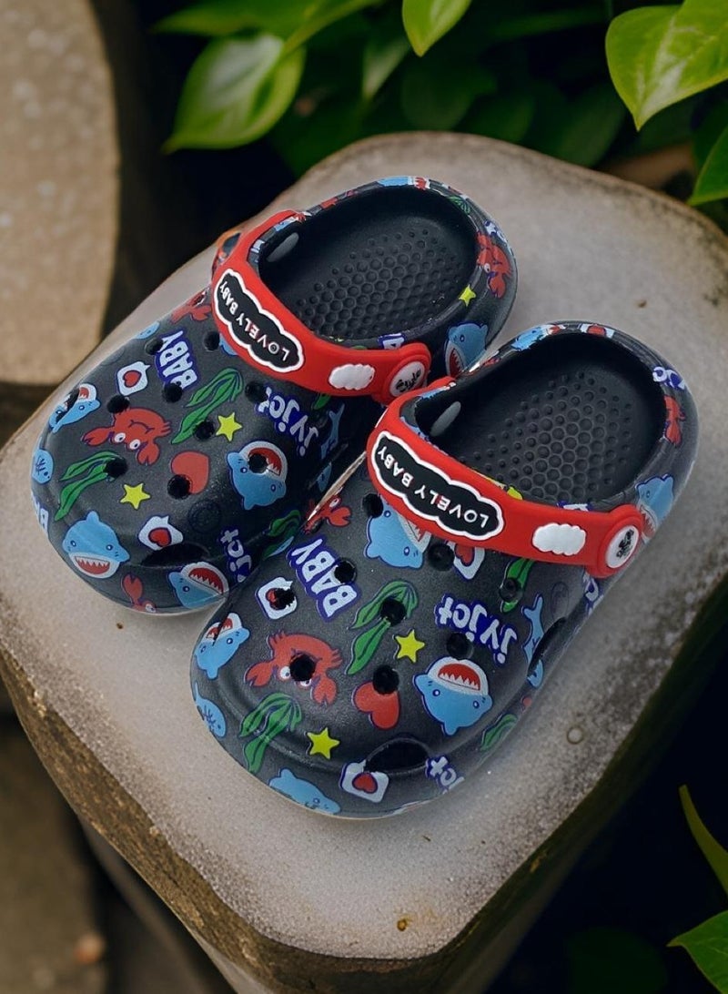 Style Kids Anti Slip Cartoon Printed Sandals And Clogs Slippers  - Image 2