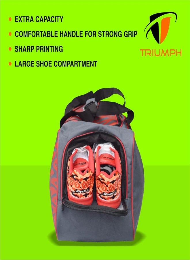 ترايامف حقائب حمل الكريكيت Triumph UNIKIT-99 رمادي/برتقالي - Image 4