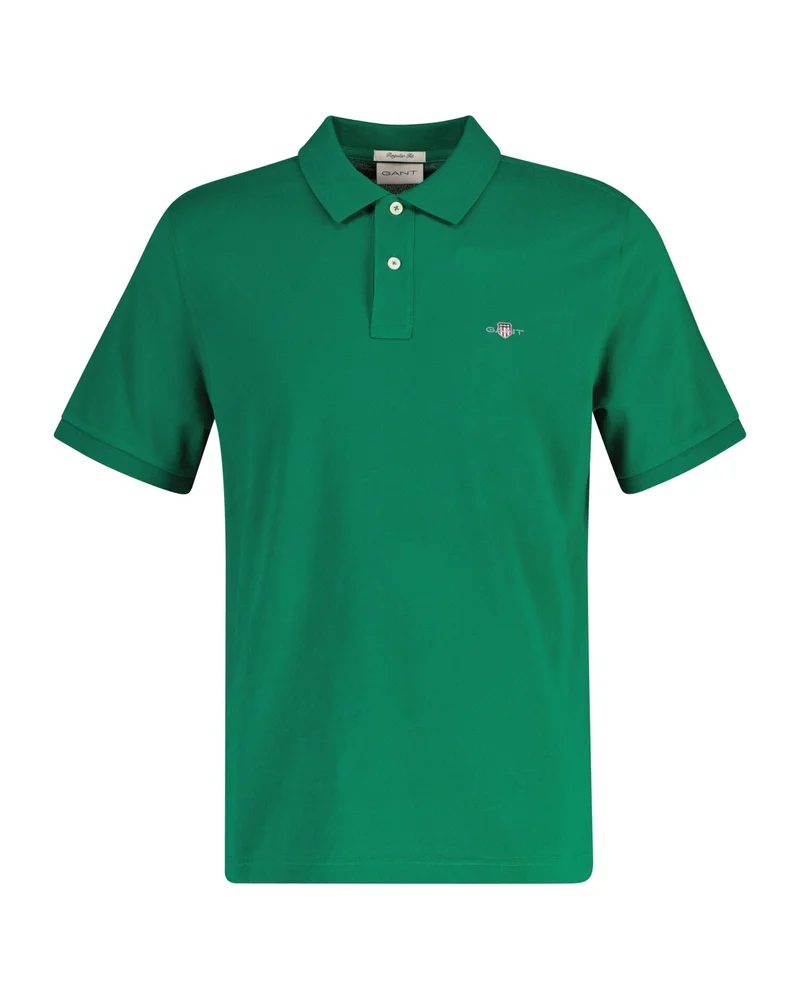 غانت Regular Shield Short sleeve Pique Polo