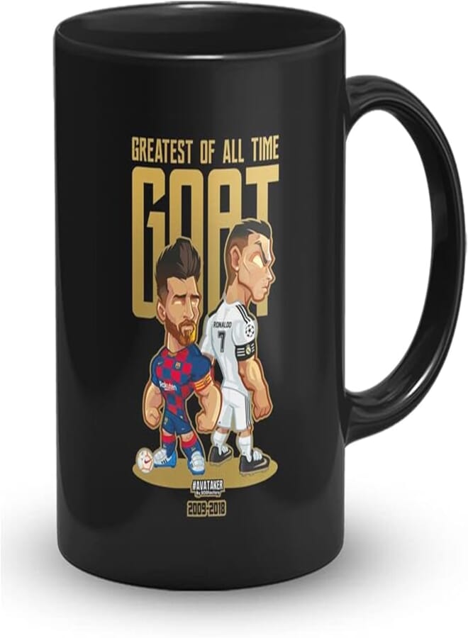 ella - Goat Messi and Ronaldo Mug