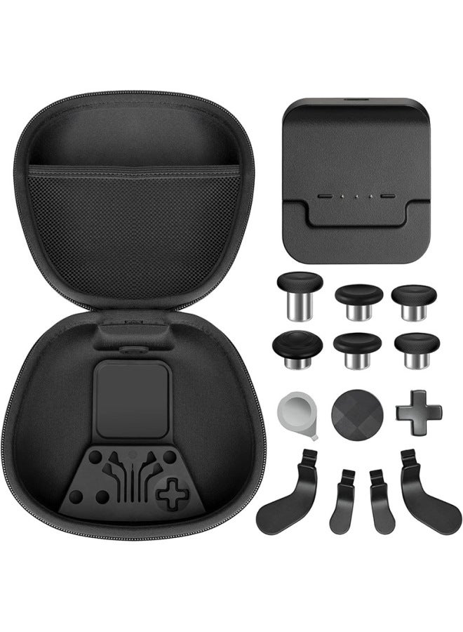Loquat Xbox One Elite Series 2 Gen Handle Metal on Bag Charger Suit-Product Color:Black Hat + Silver - Image 5