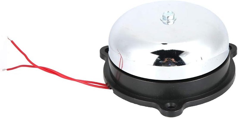 klarako 4 Inches Internal Strike Type Non-sparking Electric Bell Fire Alarm Bell Security Alarm Electric Bell for Various Public Places(12V) - Image 2