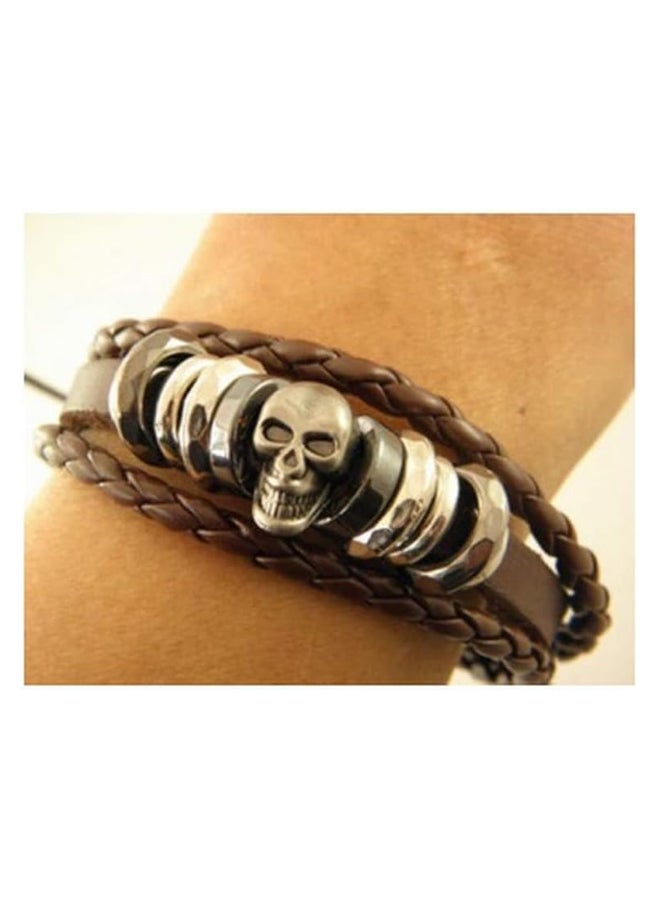 Bracelet with a skull and rings - Image 2