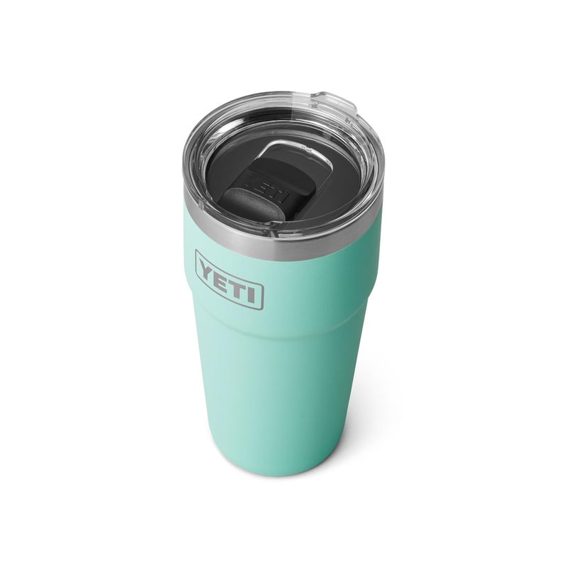 YETI Rambler 20 oz Stackable Tumbler, Stainless Steel, Vacuum Insulated with MagSlider Lid, Seafoam - Image 1