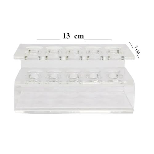 Instrudent ET Dental Acrylic Handpiece Stand | Transparent Organizer for Dental Handpieces | Durable Acrylic Construction - Image 4