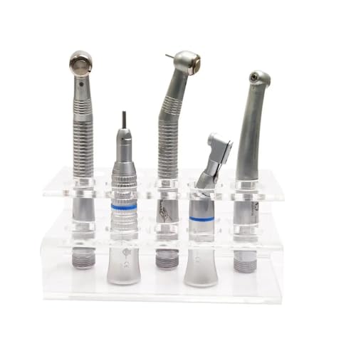 Instrudent ET Dental Acrylic Handpiece Stand | Transparent Organizer for Dental Handpieces | Durable Acrylic Construction - Image 2