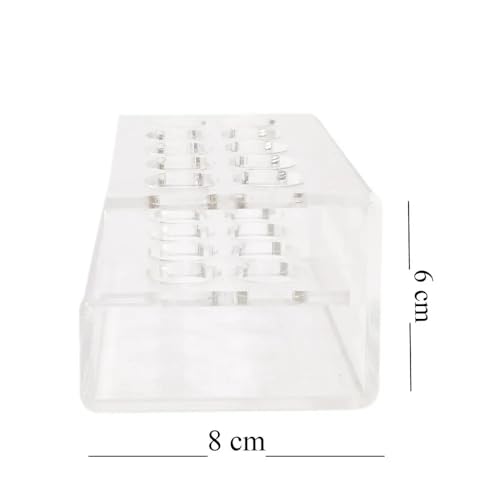 Instrudent ET Dental Acrylic Handpiece Stand | Transparent Organizer for Dental Handpieces | Durable Acrylic Construction - Image 3