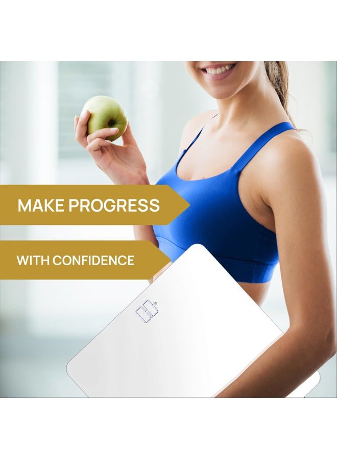 INEVIFIT ميزان الحمام، ميزان رقمي دقيق للغاية لقياس الوزن حتى 400 رطل. يشمل البطاريات - Image 3