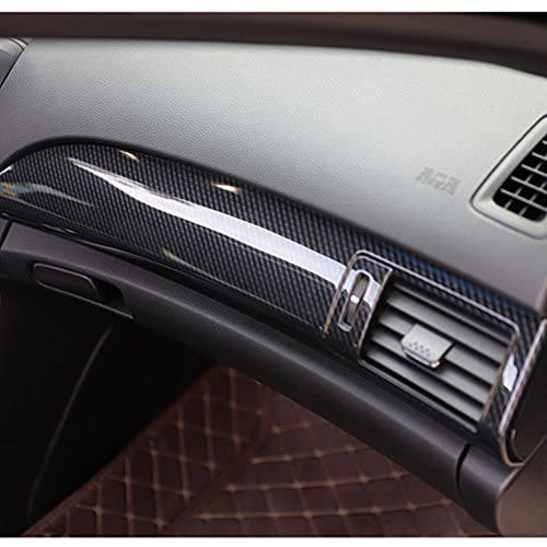 SZFKACCESS for Honda Accord 2013 2014 2015 2016 2017 Carbon Fiber Color Front Air Condition A/C Outlet Frame Cover Trim 4pcs - Image 4