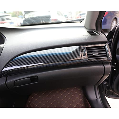 SZFKACCESS for Honda Accord 2013 2014 2015 2016 2017 Carbon Fiber Color Front Air Condition A/C Outlet Frame Cover Trim 4pcs - Image 3