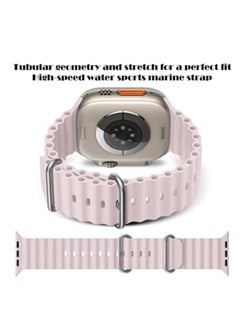 ELTRAZONE Sport New Silicone Band Compatible with Apple Watch Ultra Ocean 42/44/45/49mm Strap for iWatch Series Ultra 8 7 6 5 SE  - Image 2