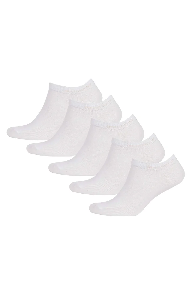 ديفاكتو Men 5 Piece Cotton Booties Socks