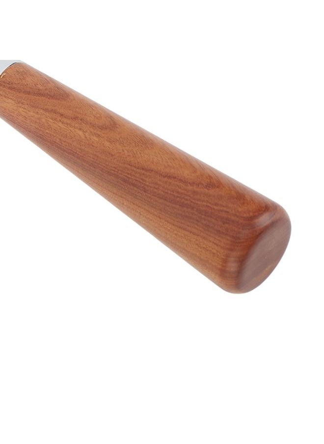 NIBEMINENT 51mm Bottomless Portafilter Aluminum Alloy 3 Ears Bottomless Filter Holder Portafilter with Wooden Handle for Coffee Machine Dark Brown  - Image 5