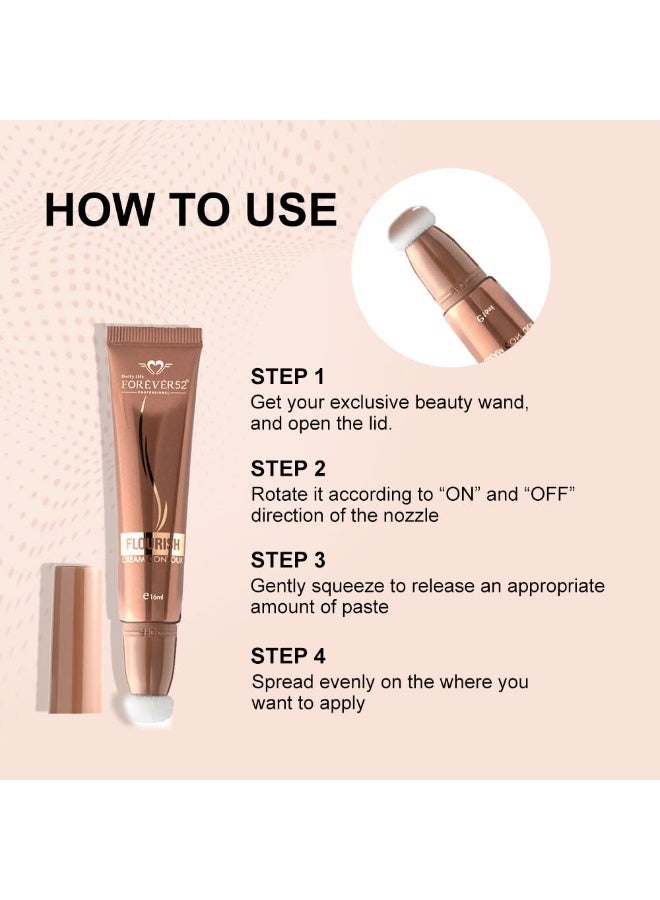 Daily Life Forever52 Flourish Cream Contour Suitabe for All Skin Types Full Coverage (16ml) - Image 3