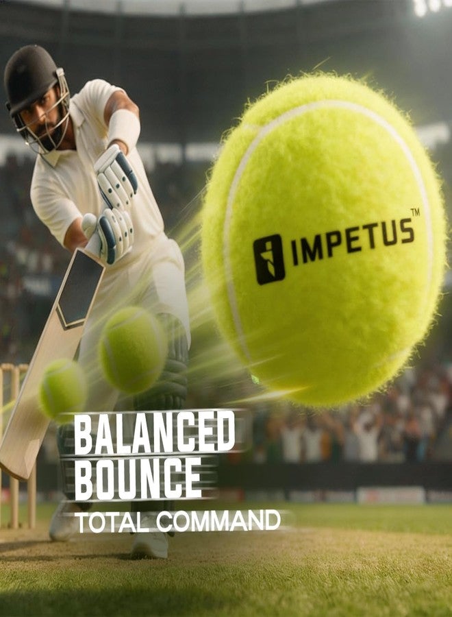 IMPETUS Cricket Tennis Ball (Set of 3) - Image 2