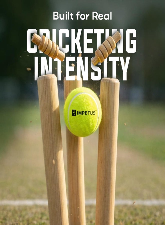 IMPETUS Cricket Tennis Ball (Set of 3) - Image 4