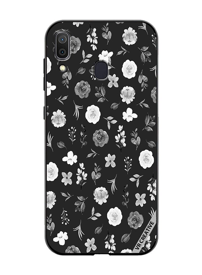 VR CREATIVE Protective Case Cover For Samsung Galaxy A30 Flower Design Multicolour - Image 1