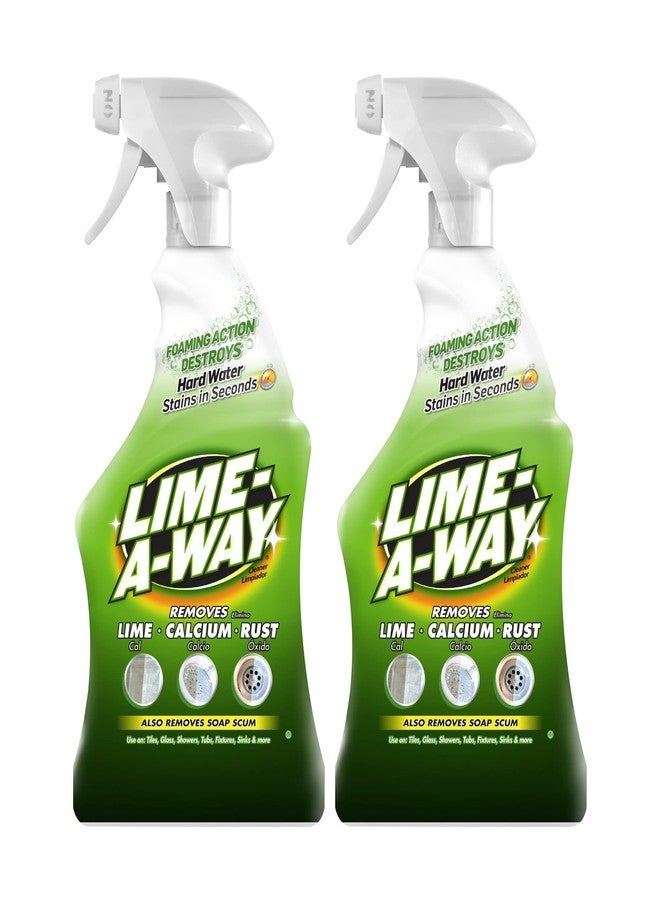 Lime-A-Way Bathroom Cleaner, Removes Lime Calcium Rust, 32 oz (Pack of 2) - Image 1