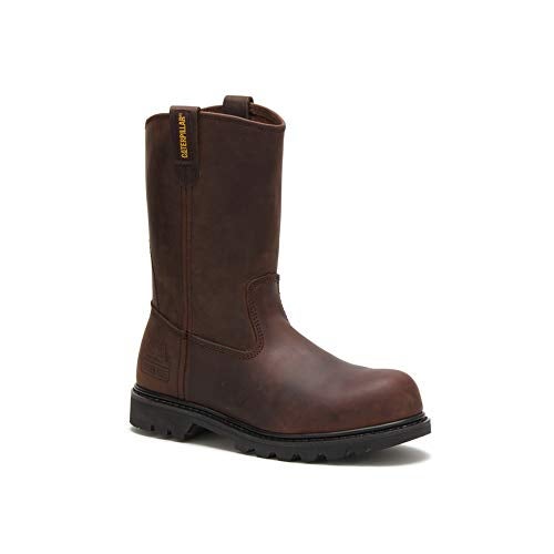 Caterpillar Men's Revolver Pull-On Steel Toe Boot,Dark Brown,13 M US - Image 2
