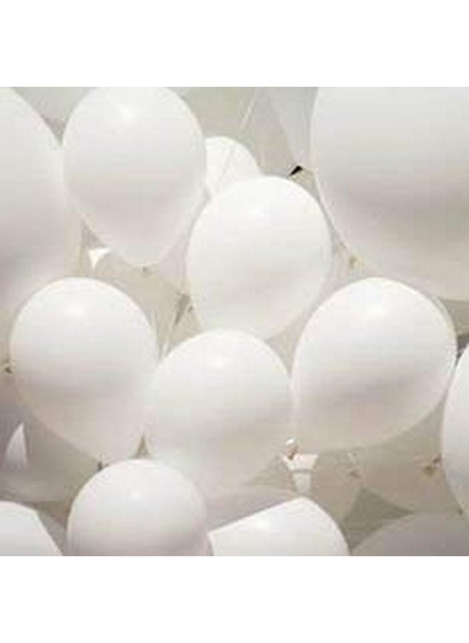 Balloonistics Balloonistics Jumbo Party Latex Balloons (Pack of 70) - White Material Plastic  - Image 2