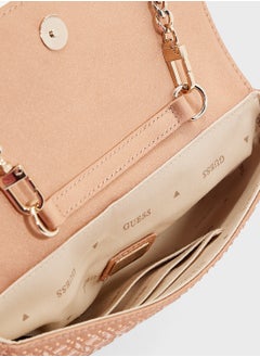 GUESS Zalina Flap Over Clutch  - Image 5