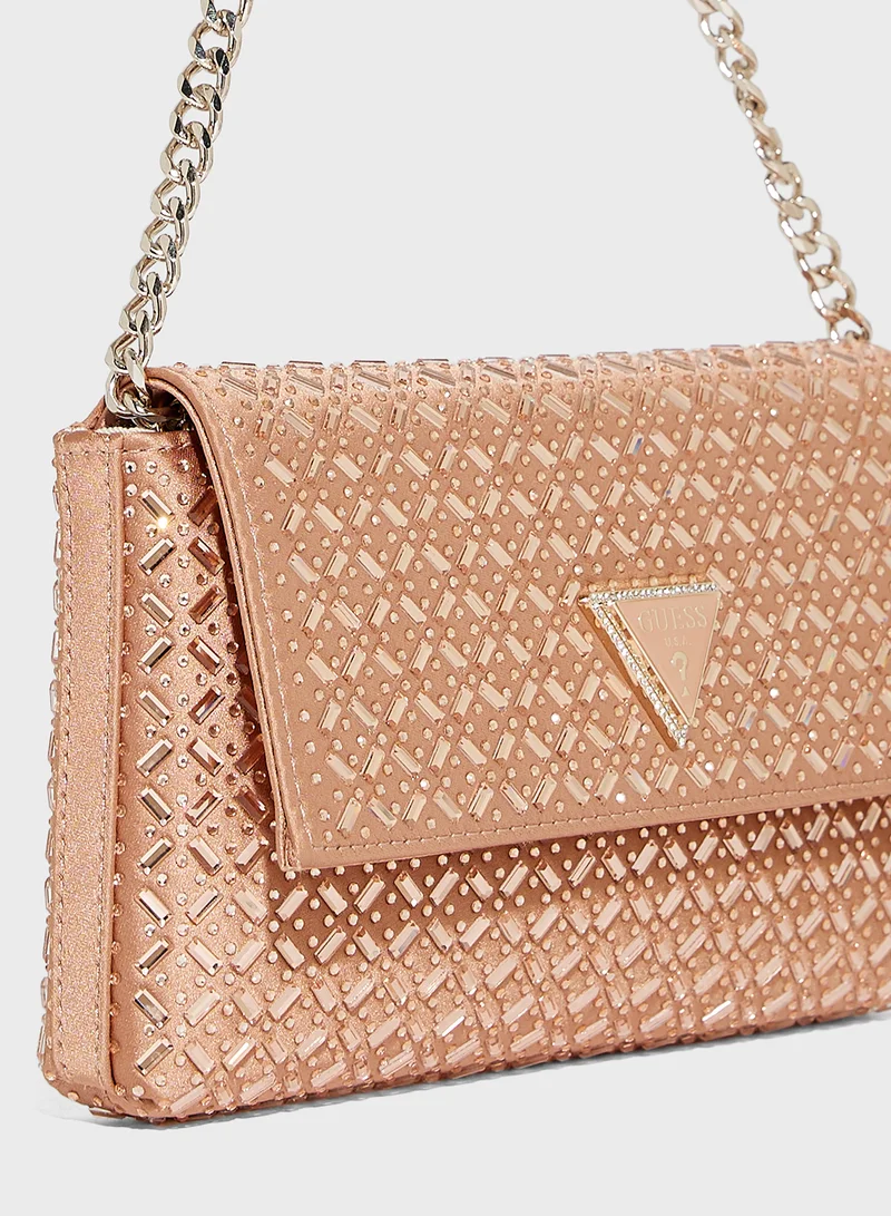 GUESS Zalina Flap Over Clutch