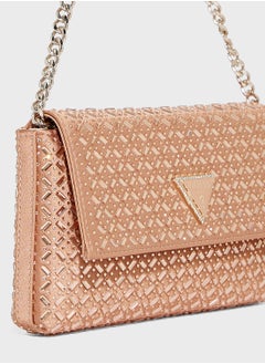 GUESS Zalina Flap Over Clutch  - Image 4