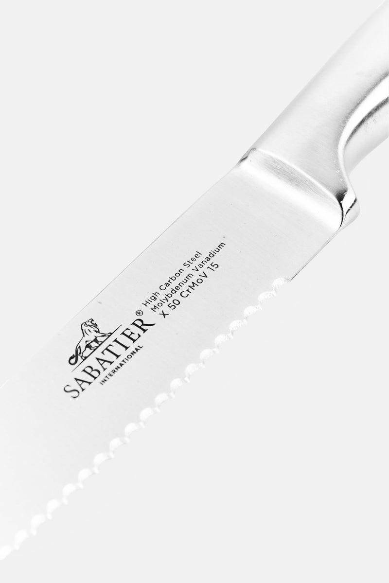 Sabatier Carbon Steel Orys Bread Knives, Silver - Image 3