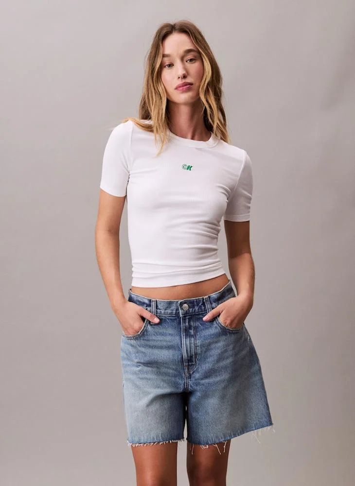 كالفن كلاين جينز Logo Crew Neck T-shirt