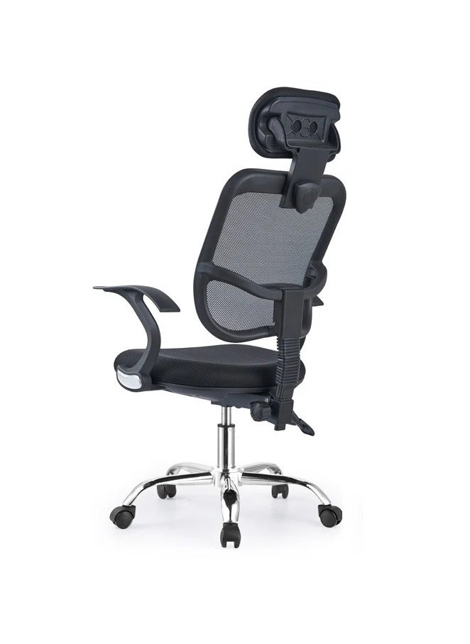 Rubik Fixed Arm Computer Chair Mesh Back, Adjustable Height, Head Rest (Assembled prior to shipping)  - Image 1