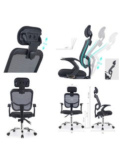 Fixed Arm Computer Chair Mesh Back, Adjustable Height, Head Rest (Assembled prior to shipping) - pzsku/Z31774948A401AB2A8EB4Z/45/_/1730200242/aa4ffe81-ecf2-49fe-aced-d050271a933b