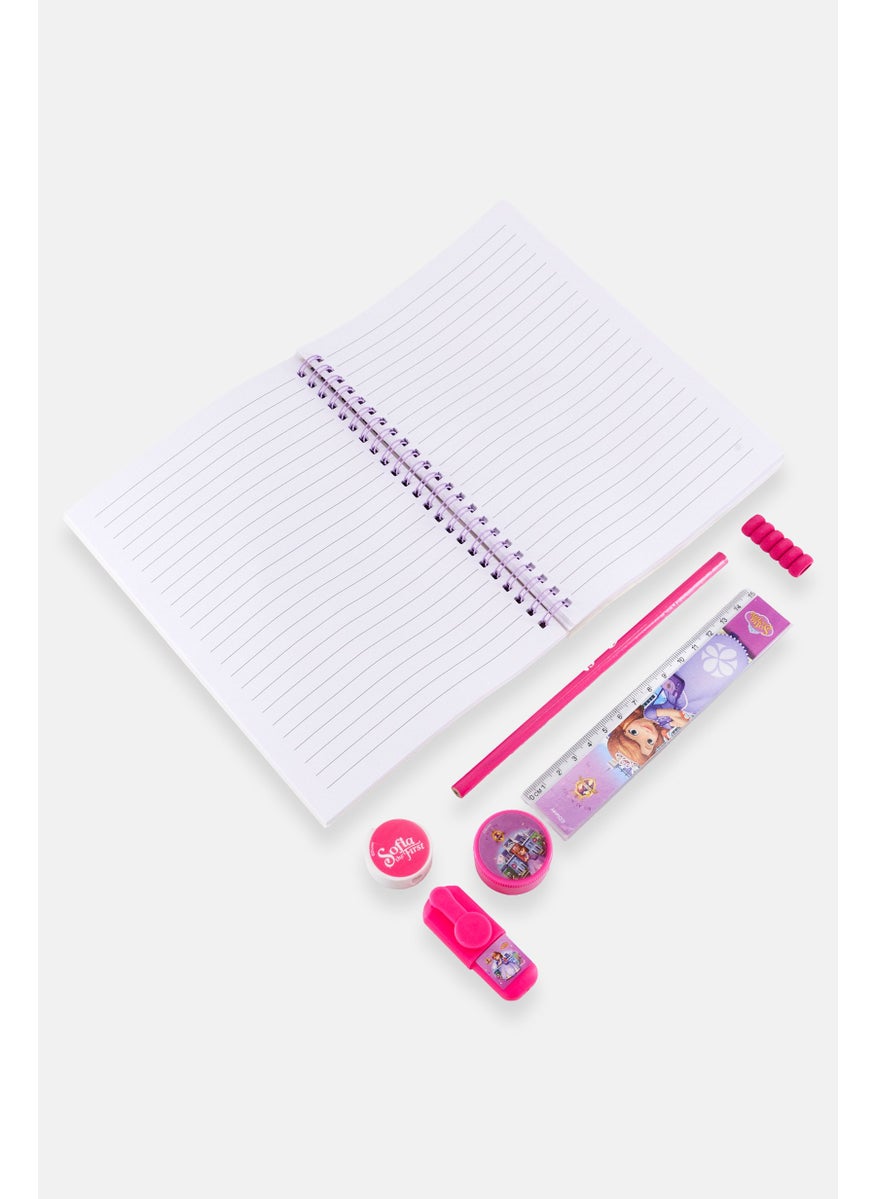 Disney Kids Girl Sofia The First Zip Lock Set, Pink Combo  - Image 2