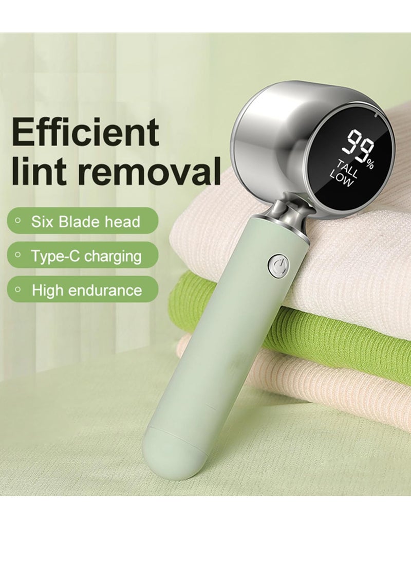 Excefore Electric Lint Shaver, Rechargeable Lint Remover for Various Fabrics, Complete Set with Type-C Charging Cable and Cleaning Brush  - Image 2
