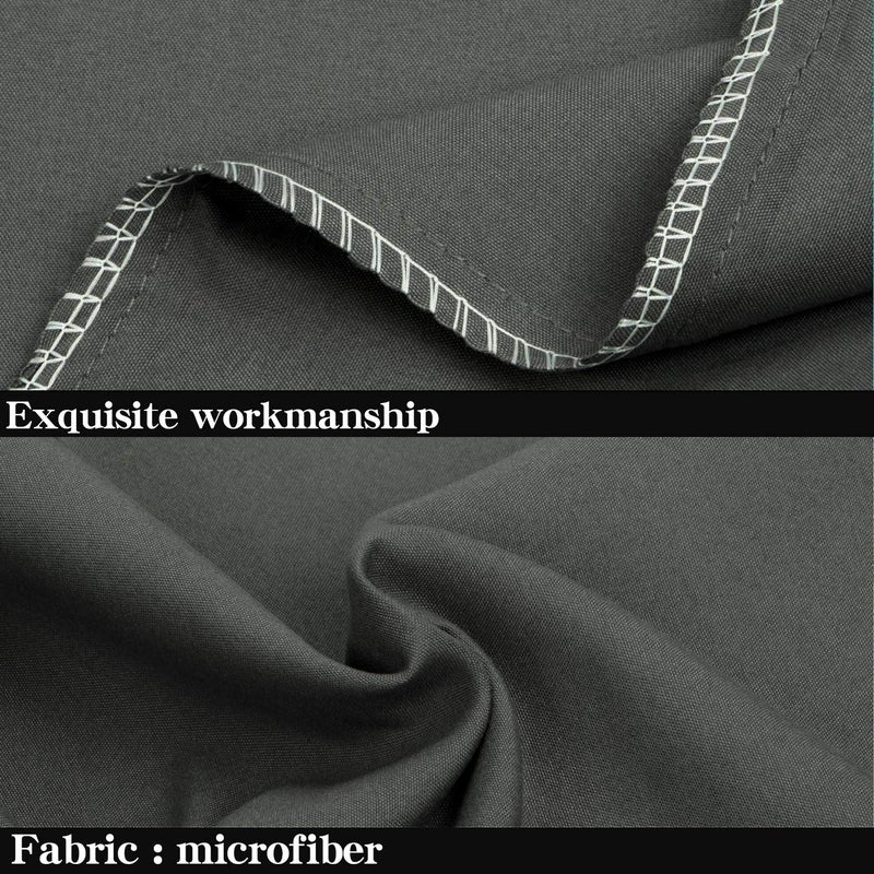 NTBAY Body Pillowcase - Brushed Microfiber 20x54 Pillowcase - Soft, Wrinkle-Free, Fade-Resistant, Stain-Resistant, Dark Grey Body Pillow Cover with Envelope Closure - 20x54 Inches, Dark Grey - Image 2
