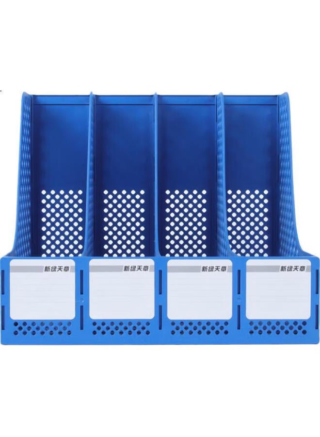 Tango File Organizer, Four-Section File Holder, Document Rack, File Basket, Archive Shelf, Desktop Office Stationery, Durable And Sturdy, Resistant To Deformation - Image 2