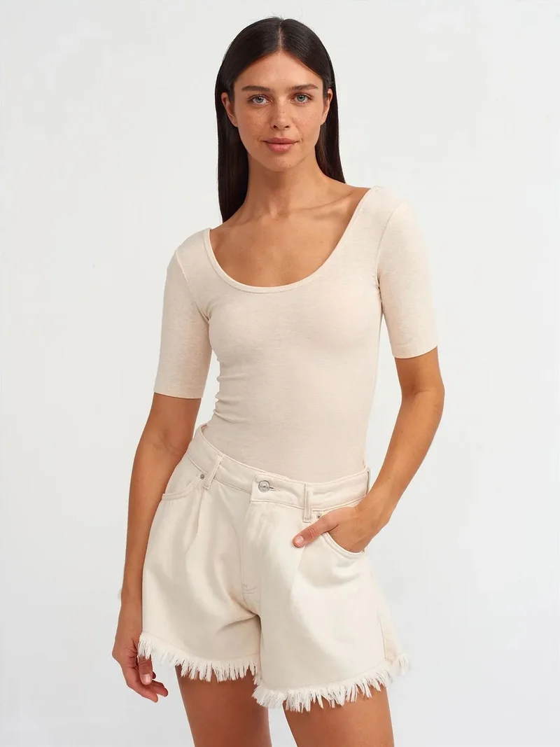 ديلفين Dilvin Slim Fit Cotton Blend Unitard