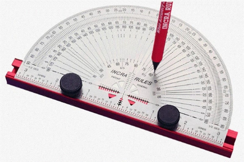 Incra PROTRAC06 6-Inch Precision Marking Protractor - Image 1