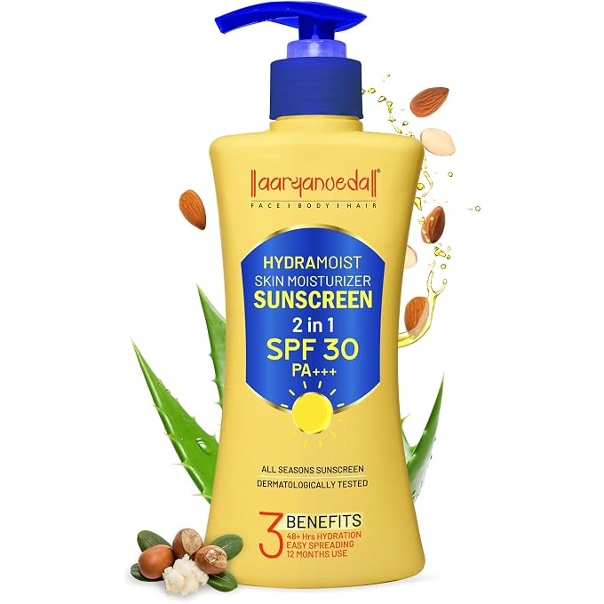 Aryanveda Hydra Moist Moisturizer with SPF 15, 200ml - Image 1