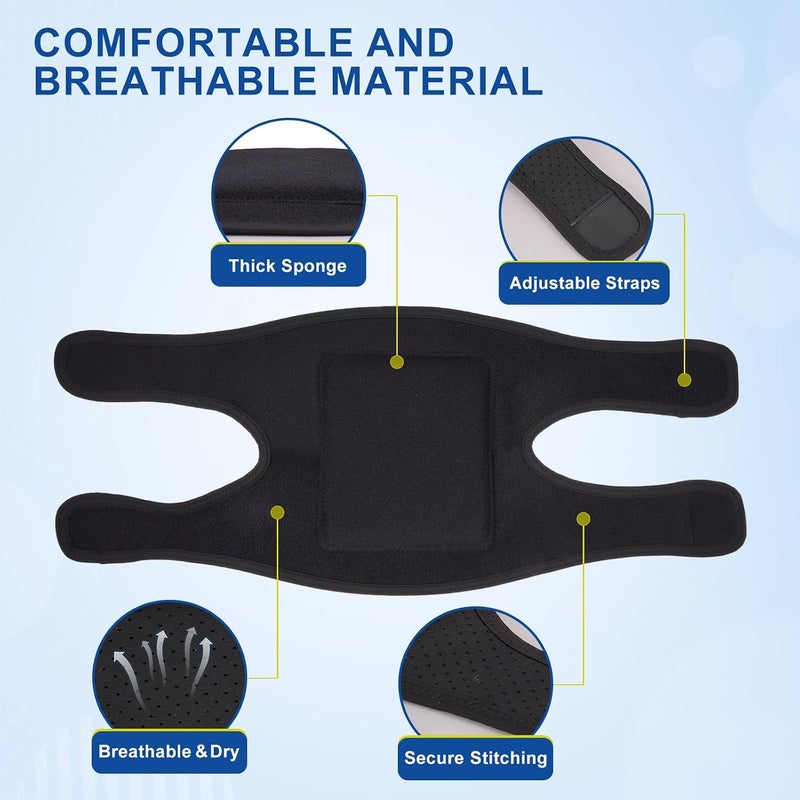 ANBANREY Professional Knee Pads for Men & Women - High Elastic Support for Cleaning, Gardening, Construction, and Floor Work | Knee Protection & Comfort (Black) - Image 2