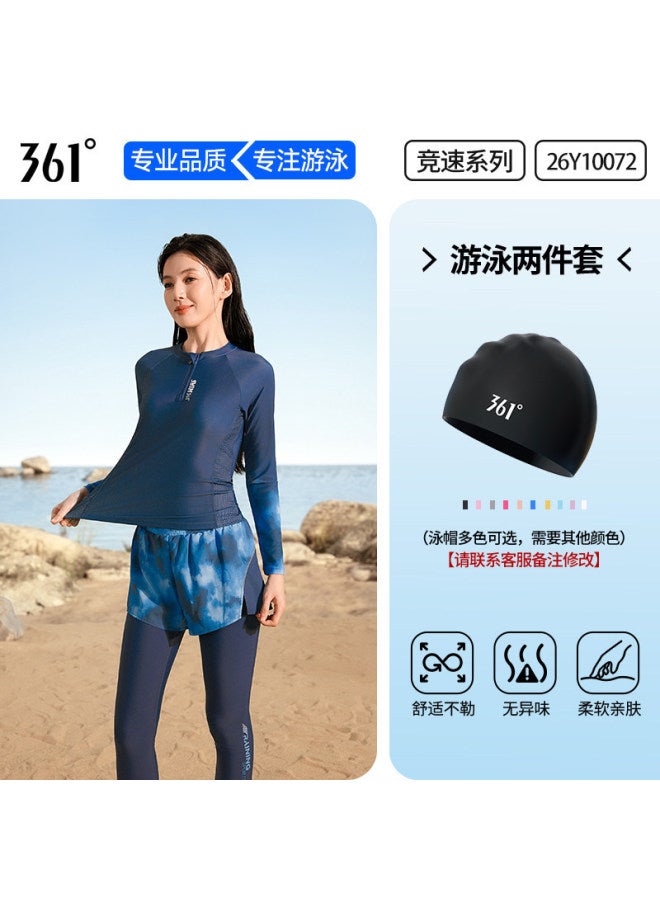 316 Swimsuit Women  New Separate Swimsuit Sun Protection Long Sleeve Long Pants Snorkeling Surfing Women's Jellyfish Suit
