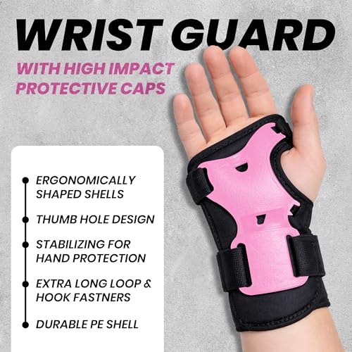Jaspo Tyro Complete Protective Gear Set for Kids | Helmet with Knee Pads, Elbow Pads & Wrist Guards for Skating, Cycling & Skateboarding (6-14 Years) - Image 2