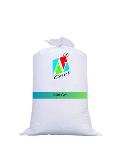 AV CART AV CART Premium Bean Filler 500 Grams Lightweight Durable Filling for Bean Bags Cushions Soft Toys and DIY Crafts 