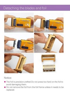 Generic YANDOU Rechargeable electric shaver in gold  - Image 4