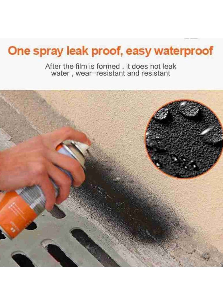 Generic - Drying mental waterproof leak sealer spray paint nano thermal waterproofing  550ML spray paint for walls white - Image 1