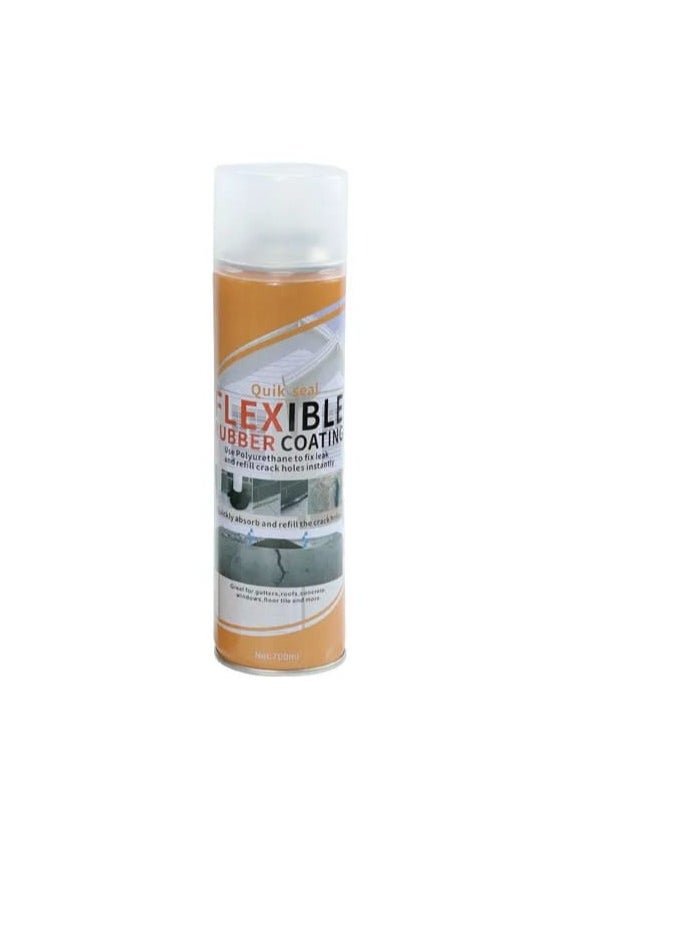 Generic - Drying mental waterproof leak sealer spray paint nano thermal waterproofing  550ML spray paint for walls white - Image 1