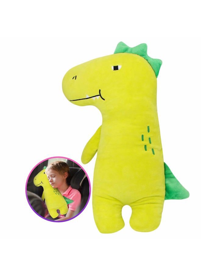 Farochy Car Pillow for Kids - Dinosaur Seat Belt Cover, Car Seat Belt Pillow Kids Car Seatbelt Covers, Vehicle Shoulder Pads, Seatbelt Cushion for Kids, Seat Strap Pillows Kids (Dinosaur) - Image 1