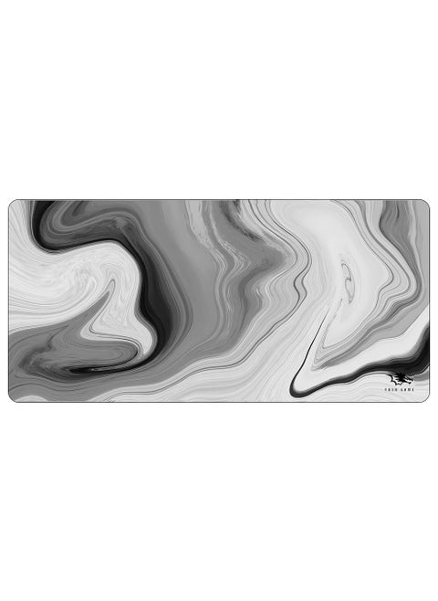 Extended Large Gaming Mouse Pad 100 X 50 cm XXL Full Desk Art style & Mousepad Non-Slip Rubber Base Big Keyboard Mat with Stitched Edges water resist for Gaming from Yasa ( Komo Gray )