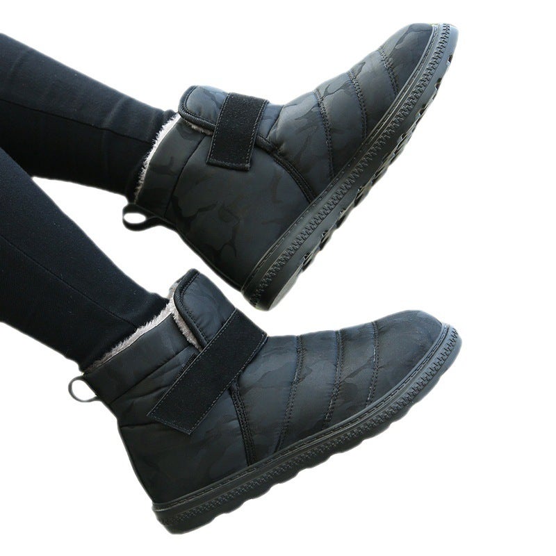 Fujian Manufacturers Winter Fleece-Lined Water-Proof Cotton-Padded Shoes Warm Casual Couple Hiking Snow Boots - Image 5
